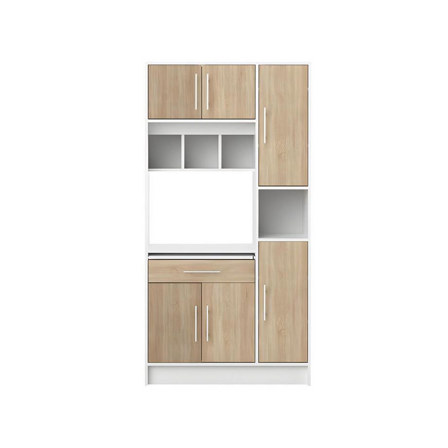 Vente-unique  Küchenbuffet Buffetschrank MADY Eiche 