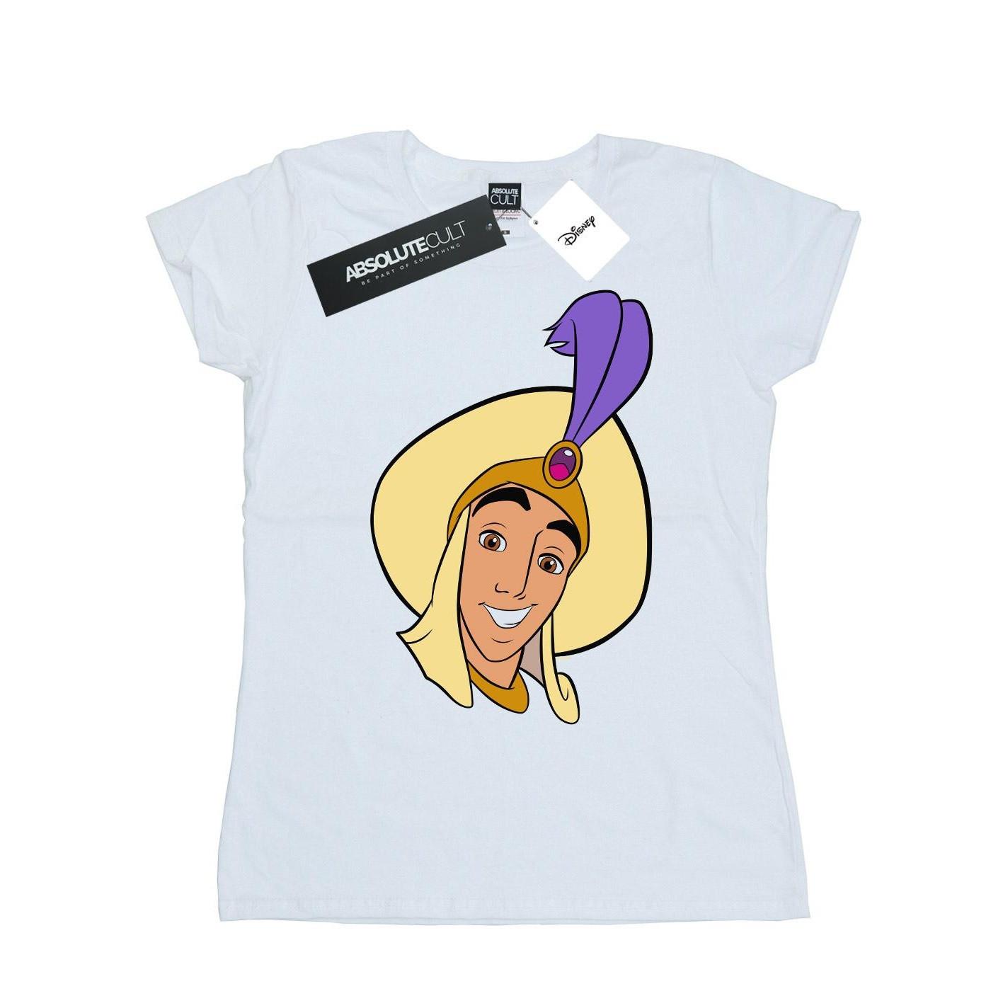 Image of Aladdin Prince Ali Face Tshirt Damen Weiss M