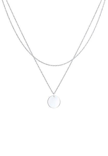 Elli  Collier Femmes Ensemble Couches Plaquette Cercle 