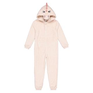 La Redoute Collections  Kapuzenoverall Dinosaurier aus Fleece 