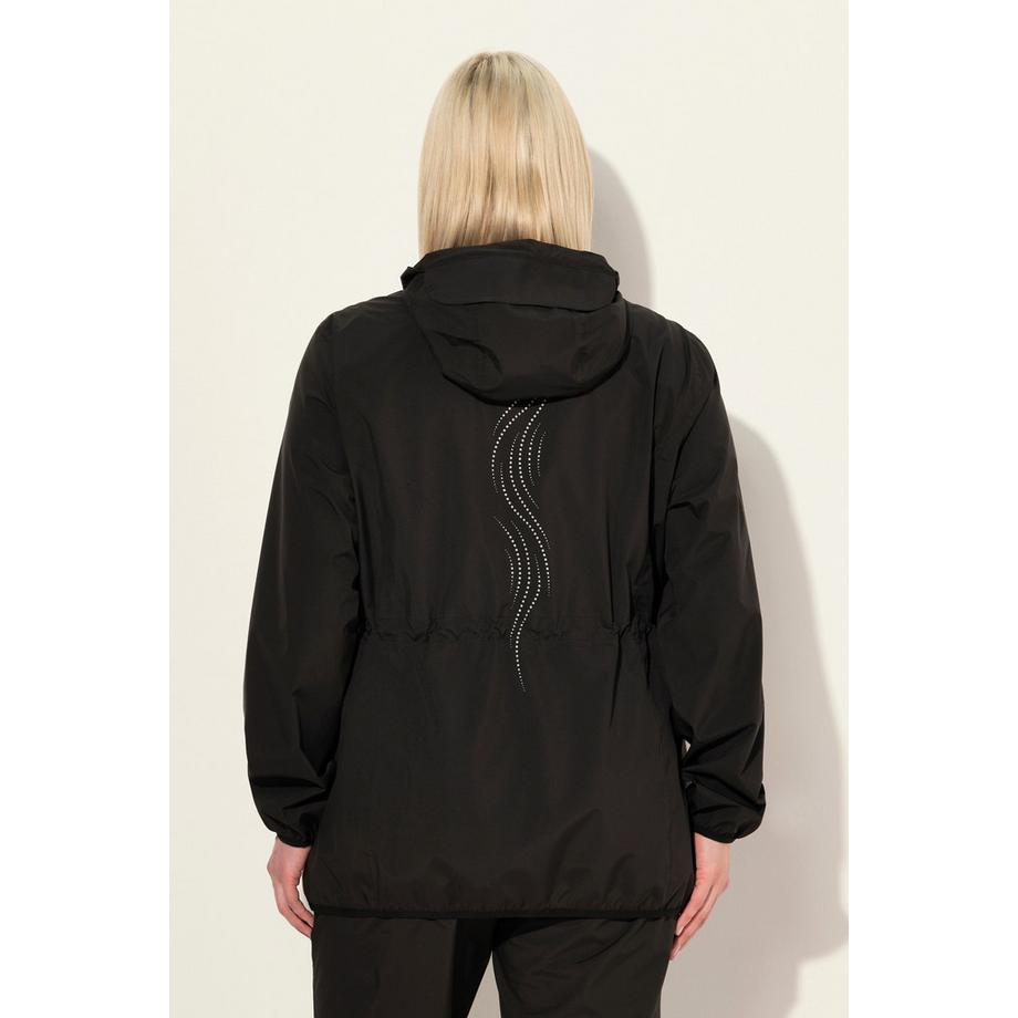 Ulla Popken Leichte wasserdichte Regenjacke  