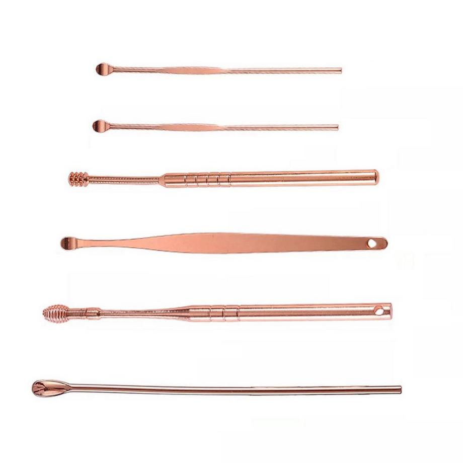 B2X  Kit de Nettoyage d'Oreilles - Or Rose 