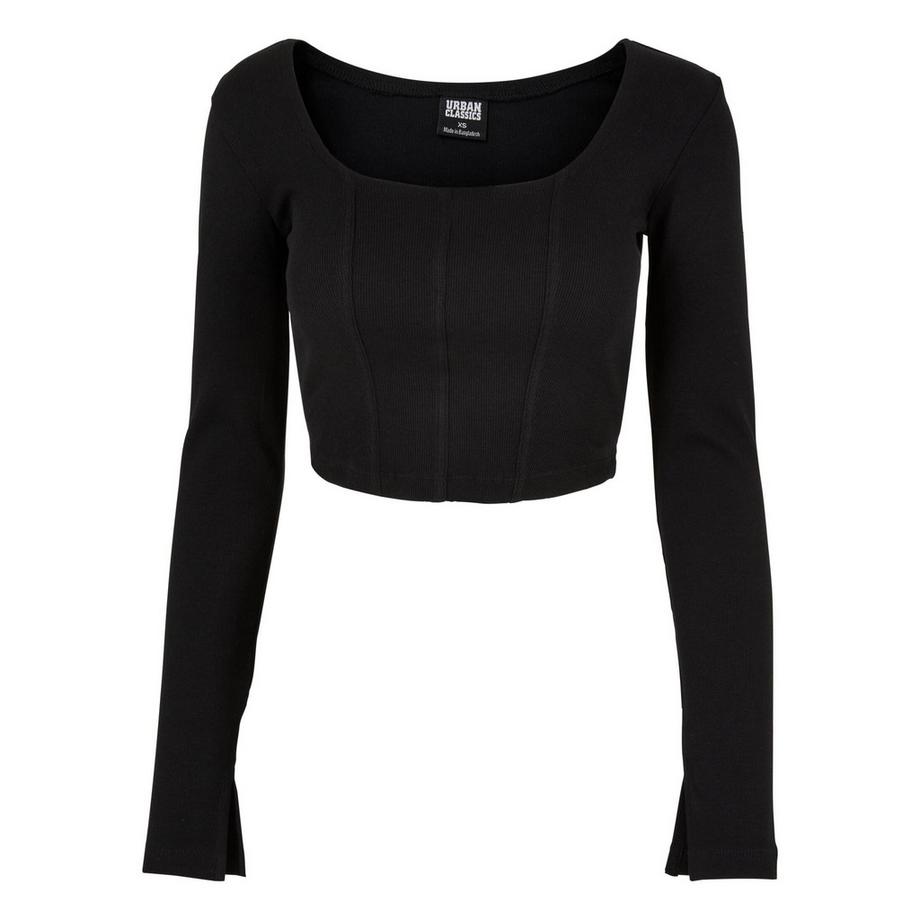 crop top a maniche lunghe