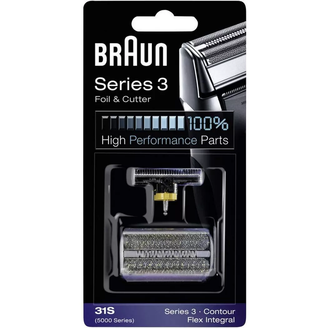 Braun - Pack combiné 31S, One Size, Argent