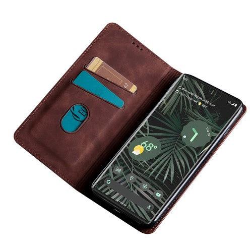 Cover-Discount  Google Pixel 6 Pro - Vintage Flip Case Hülle 