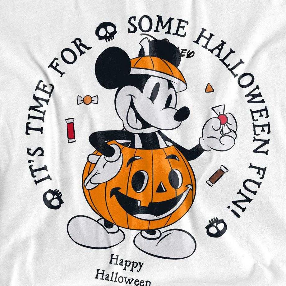 Disney Mickey Mouse Halloween Imprimé T-Shirt  
