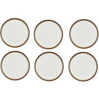 Bitz Dessertteller 21cm grau/creme 6 Stk., D: 21cm, H: 2cm, Stoneware  