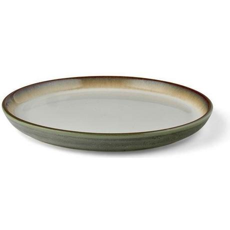 Bitz Dessertteller 21cm grau/creme 6 Stk., D: 21cm, H: 2cm, Stoneware  