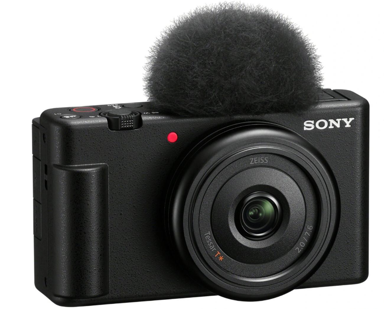 SONY  Sony Vlog camera ZV-1F (Black) 