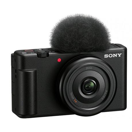 SONY  Sony Vlog camera ZV-1F (Black) 