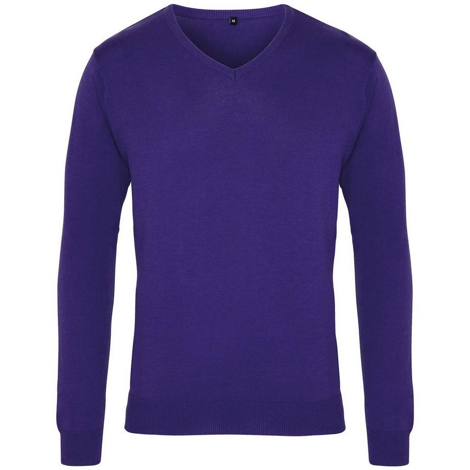 Pull en tricot à col V