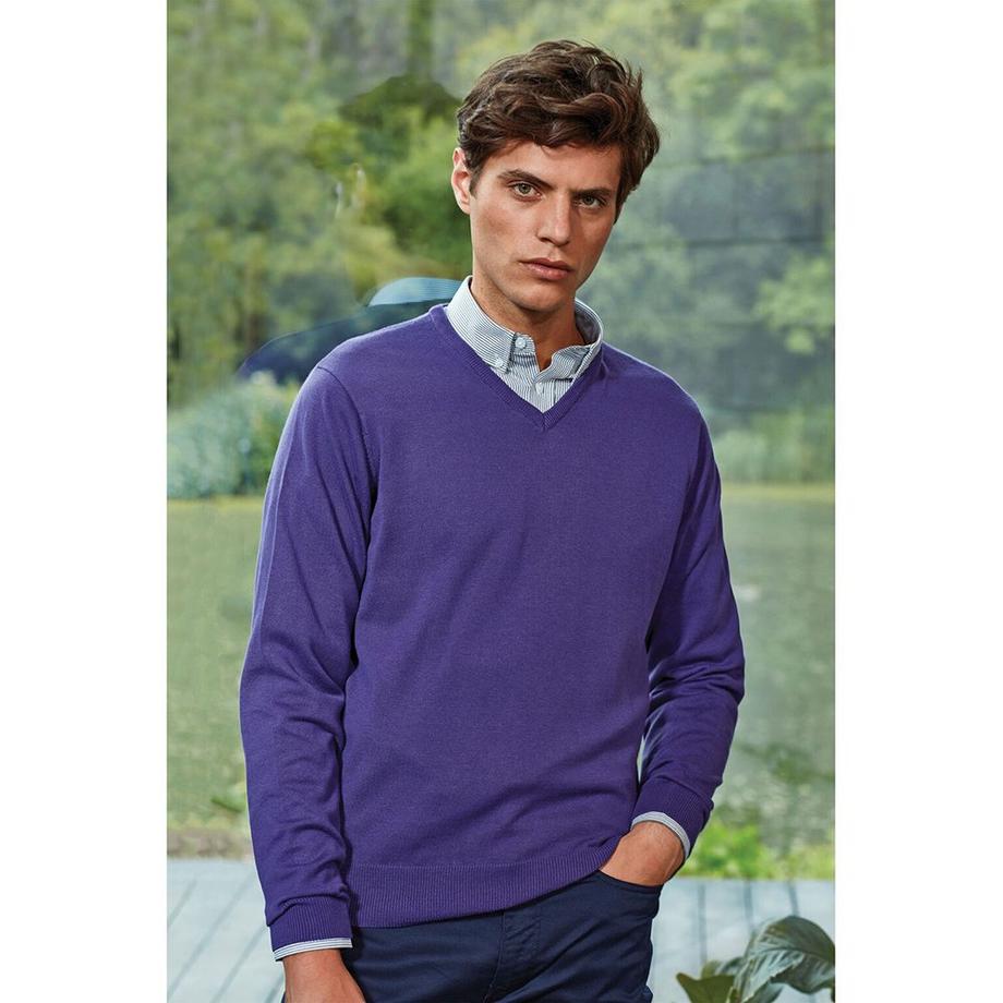 PREMIER Pull en tricot col V  