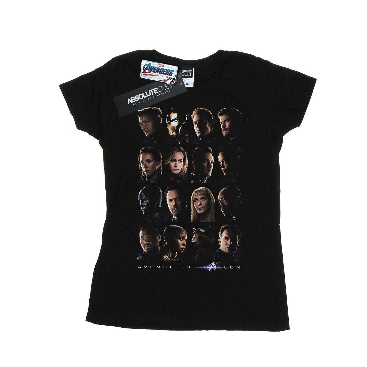 Image of Avengers Endgame We Avenge The Fallen Tshirt Damen Schwarz L