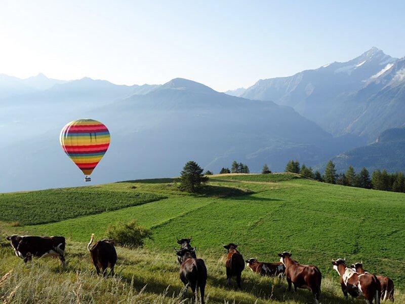 Smartbox  1 volo in mongolfiera sulle Alpi della Valle d'Aosta all'alba per 2 - Cofanetto regalo 