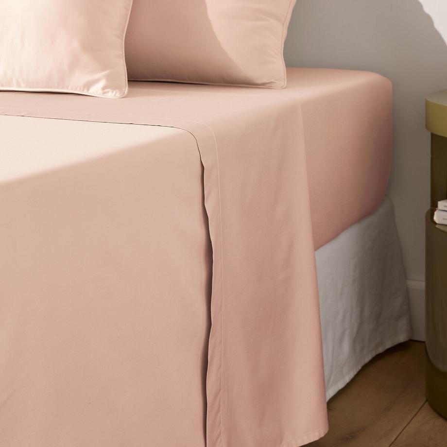 La Redoute Intérieurs  Unifarbenes Flachbettlaken aus Baumwollsatin 