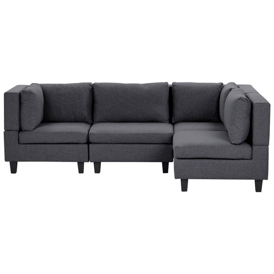 Beliani Canapé d'angle en Tissu  UNSTAD  
