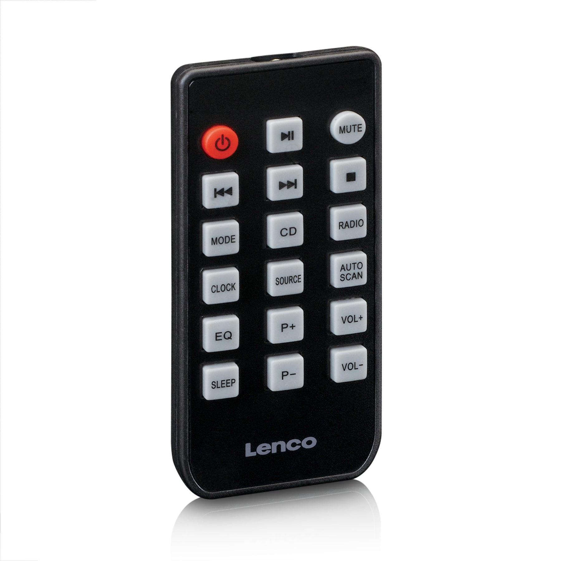 Lenco  Lenco MC-030BK Home-Stereoanlage Heim-Audio-Mikrosystem 10 W Schwarz 