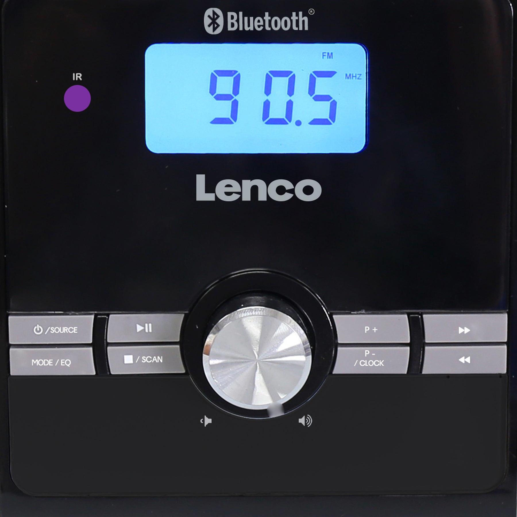 Lenco  Lenco MC-030BK Home-Stereoanlage Heim-Audio-Mikrosystem 10 W Schwarz 