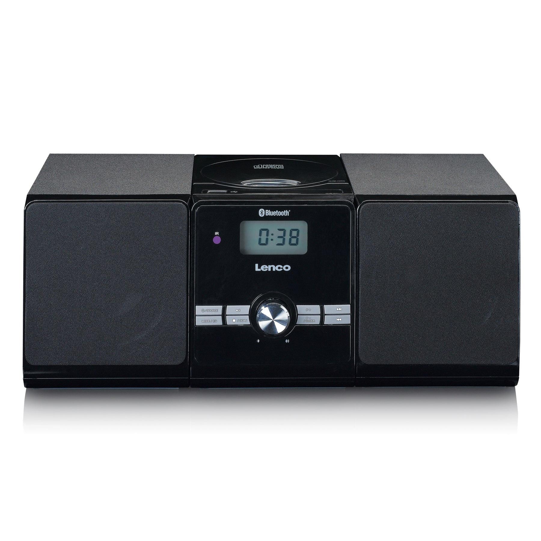 Lenco  Lenco MC-030BK Home-Stereoanlage Heim-Audio-Mikrosystem 10 W Schwarz 