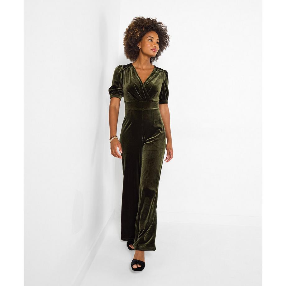 Joe Browns Velours-Jumpsuit Gerades Bein  