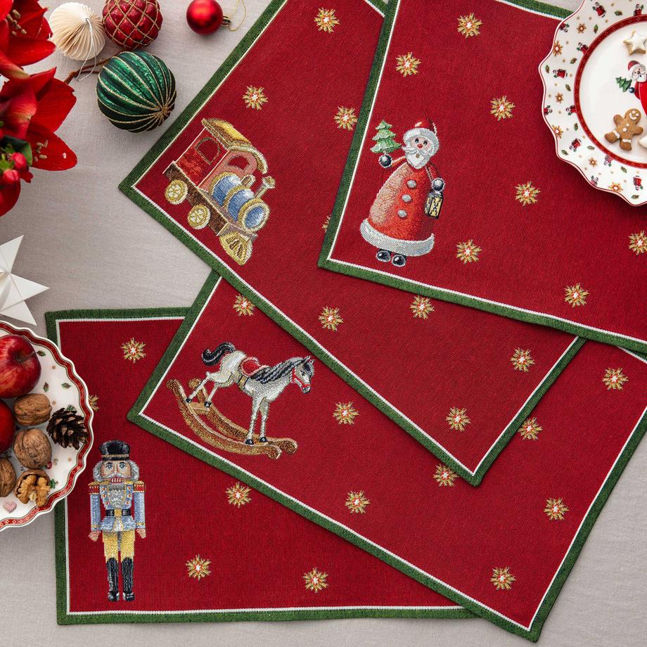 Villeroy&Boch Set di tovagliette anniversario, 4 pz Toy's Delight  