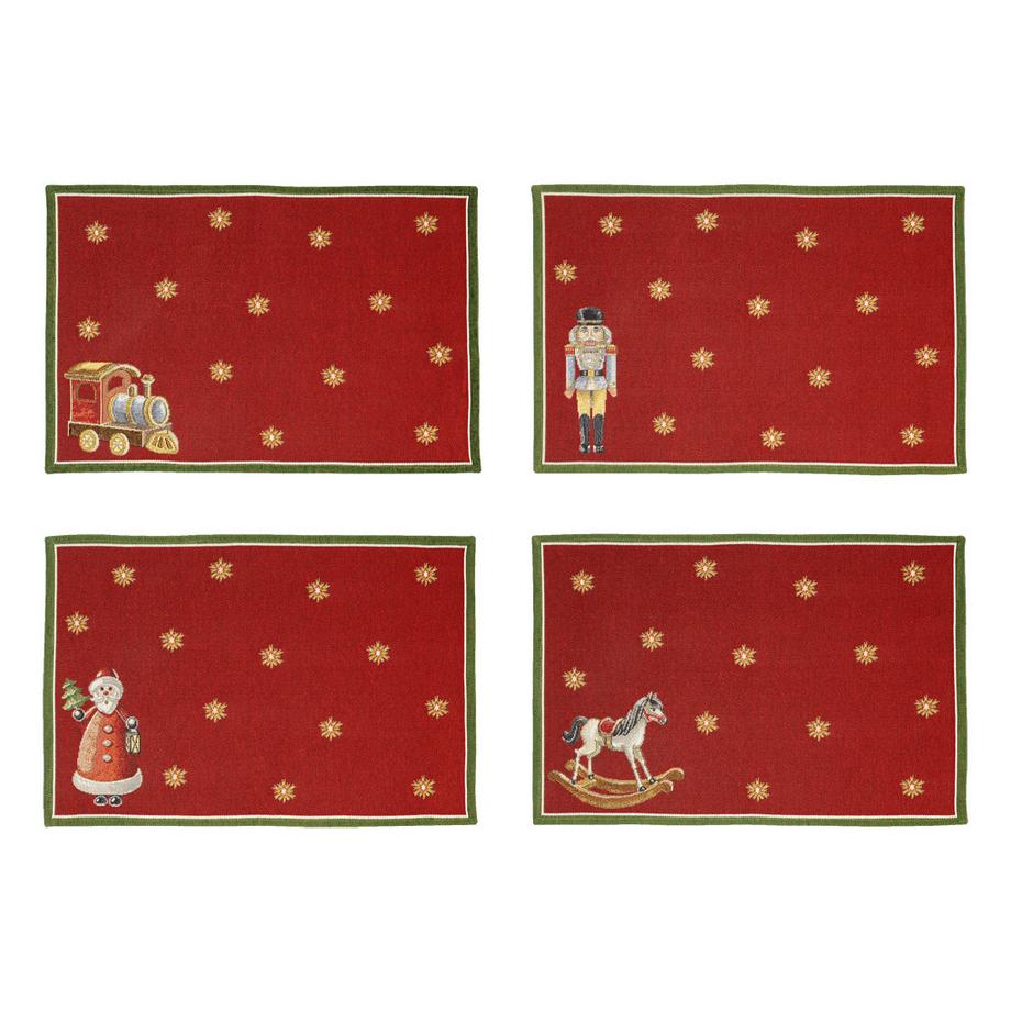 Set di tovagliette anniversario, 4 pz Toy's Delight