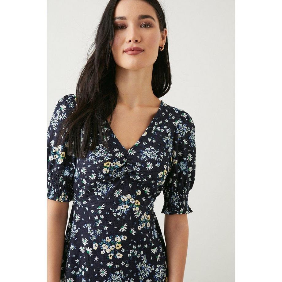 Dorothy Perkins Abito Midi Polsino Arricciato  