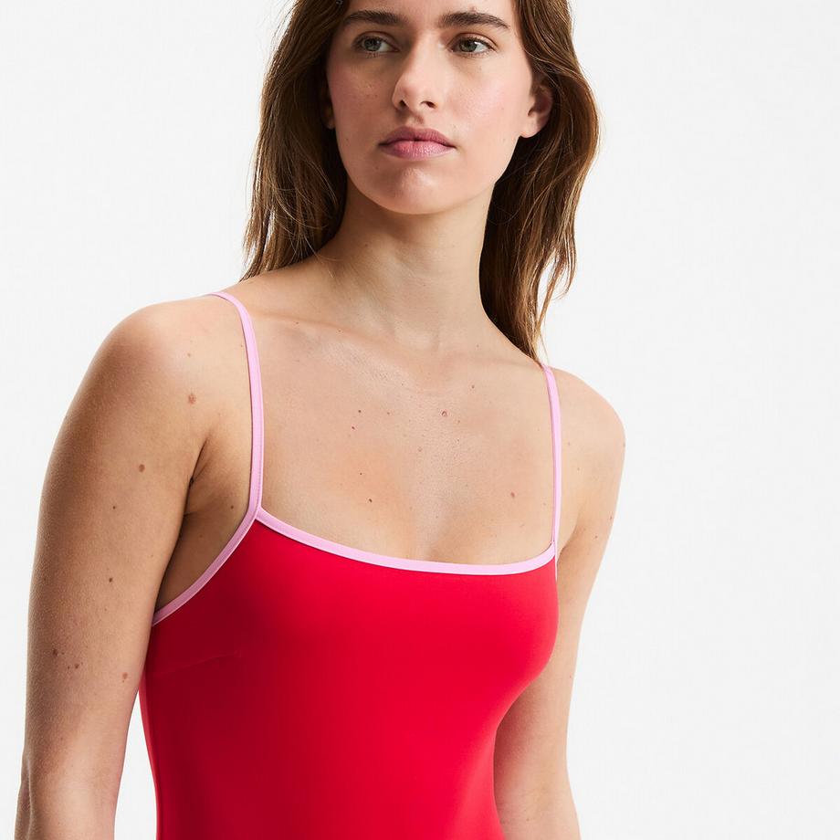 La Redoute Collections Einteiliger Badeanzug mit Kontrastierendem Schrägband  