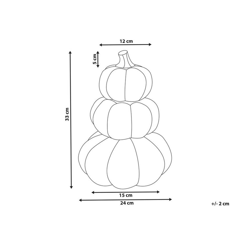 Beliani Dekofigur aus Keramik Modern KALAMATA  