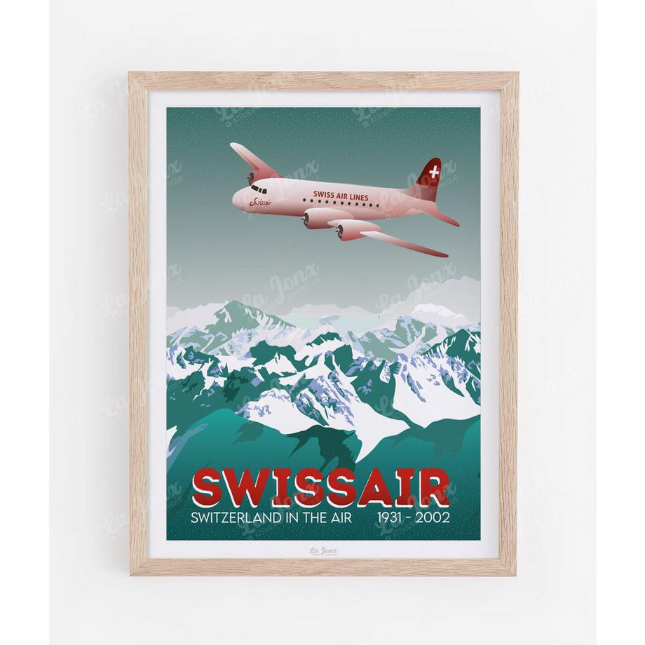 Swissair - Switzerland in the air - Poster