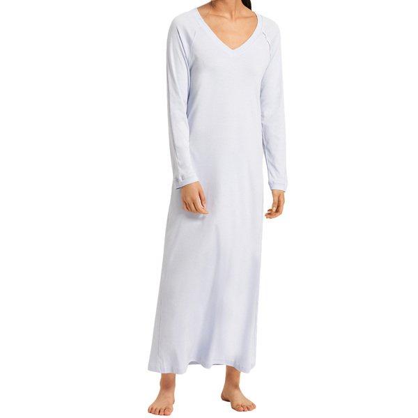 Image of Pure Essence - Nachthemd Langarm Damen Blau M