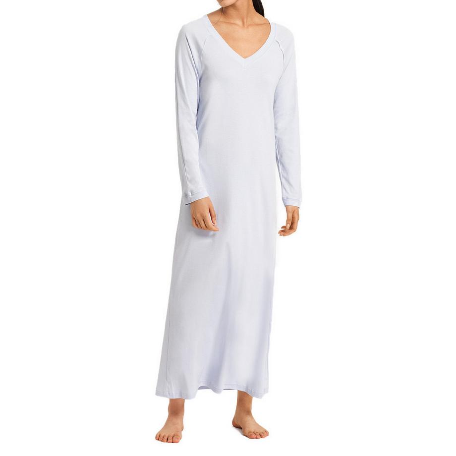 HANRO Pure Essence Camicia da Notte Maniche Lunghe  