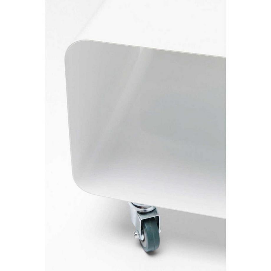 KARE Design Lounge M Meuble TV mobile blanc  