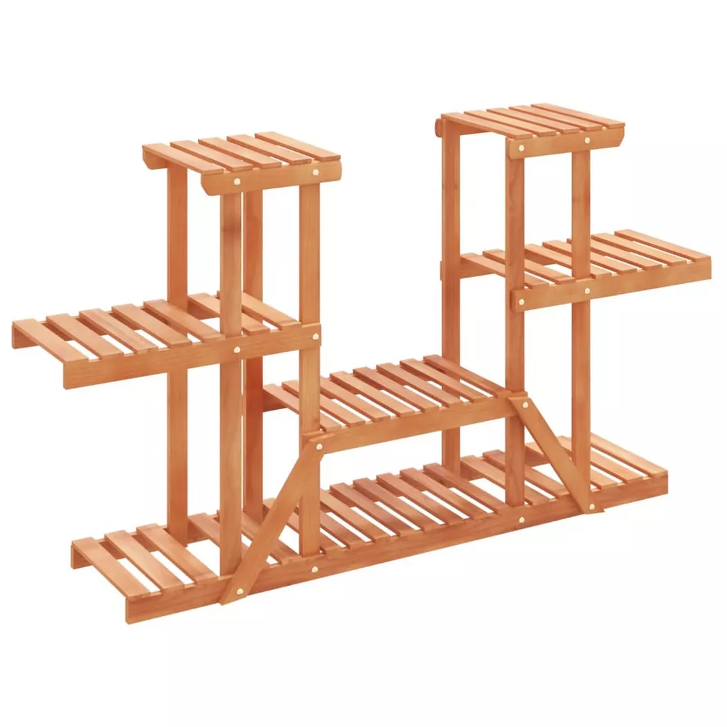 VidaXL - Support de fleurs bois, One Size, Marron