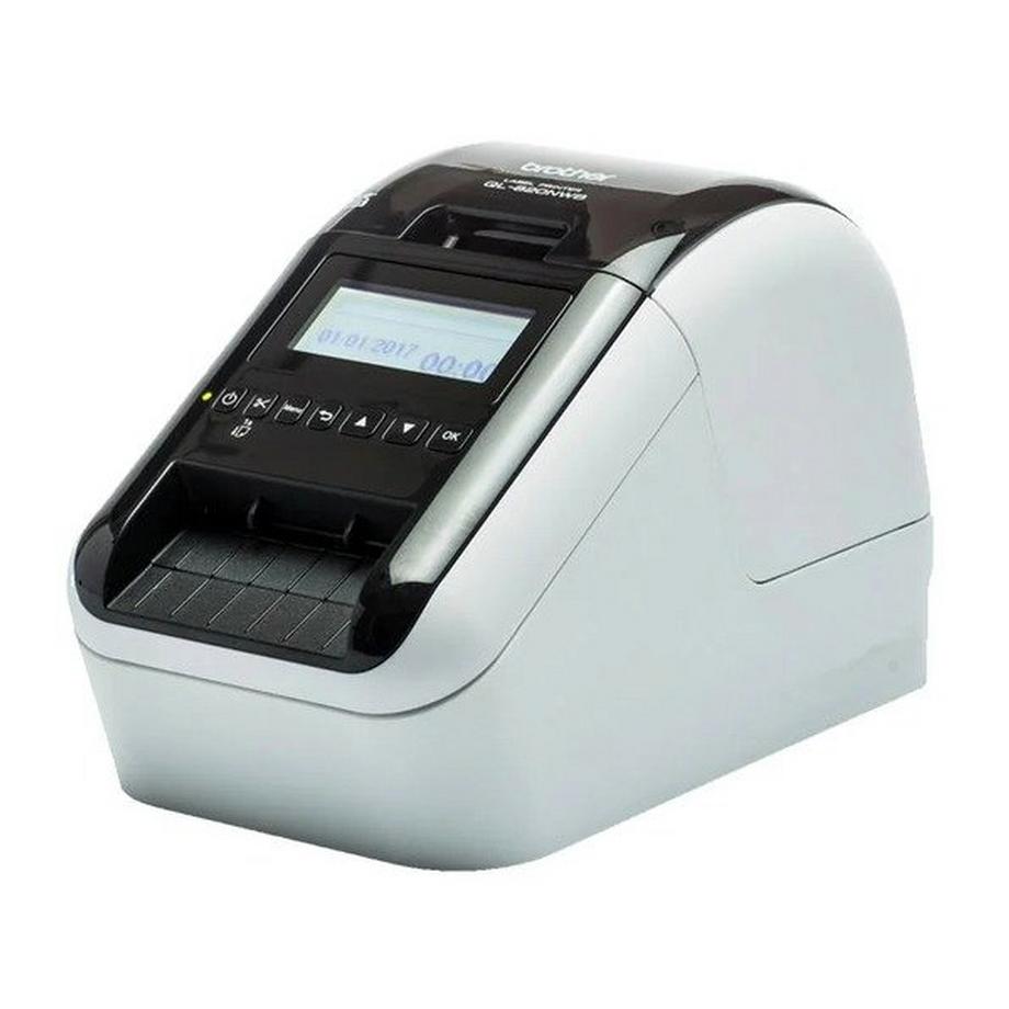 QL-820NWBVMXX1 stampante per etichette (CD) Termica diretta A colori 300 x 600 DPI 176 mm/s Con cavo e senza cavo Collegamento ethernet LAN DK Wi-Fi Bluetooth