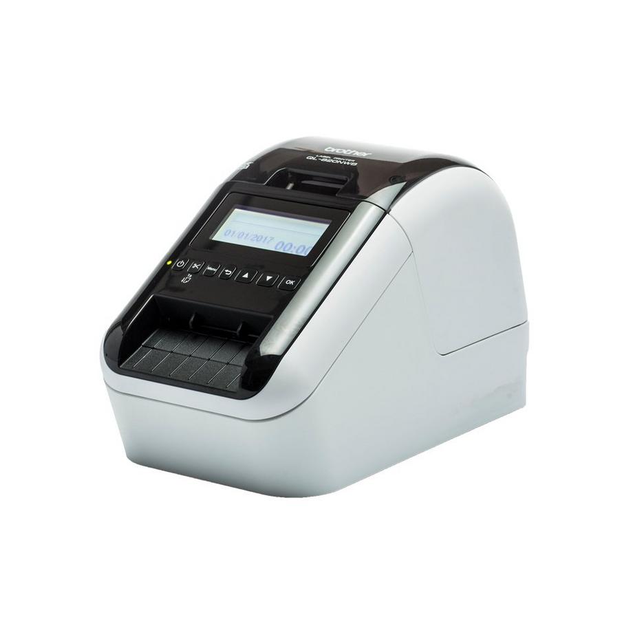 brother  QL-820NWBVMXX1 stampante per etichette (CD) Termica diretta A colori 300 x 600 DPI 176 mm/s Con cavo e senza cavo Collegamento ethernet LAN DK Wi-Fi Bluetooth 