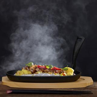 B2X Teglia da portata con base in legno confezione da 2  