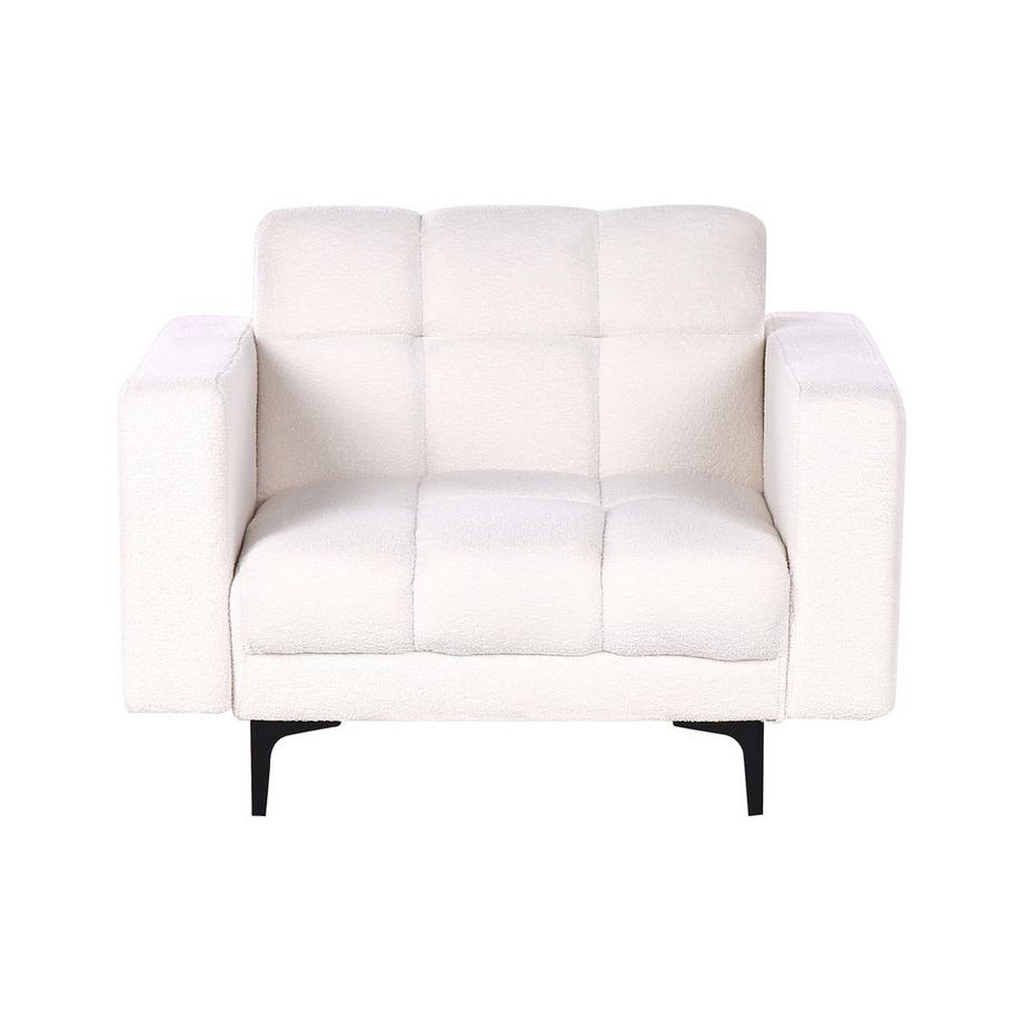 Beliani Fauteuil en Bouclé Minimaliste ALNES  