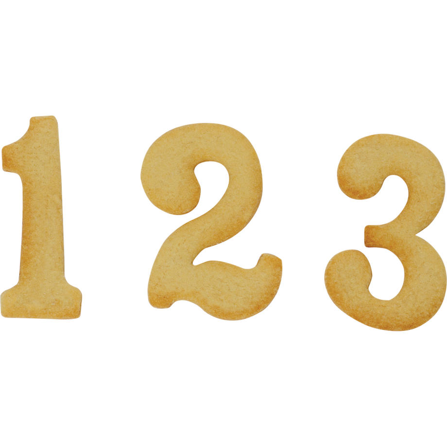 Decora Ausstecher Set Zahlen Gross 9 Stück  