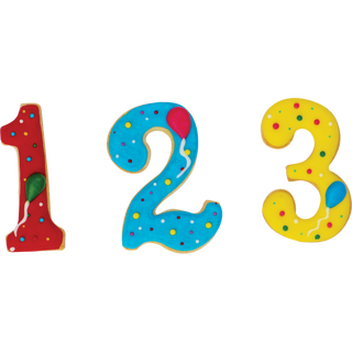 Decora Set di tagliabiscotti Numeri grandi 9 pezzi  