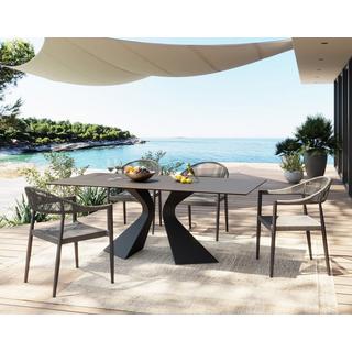 KARE Design Tisch Gloria Outdoor Keramik  180x90  