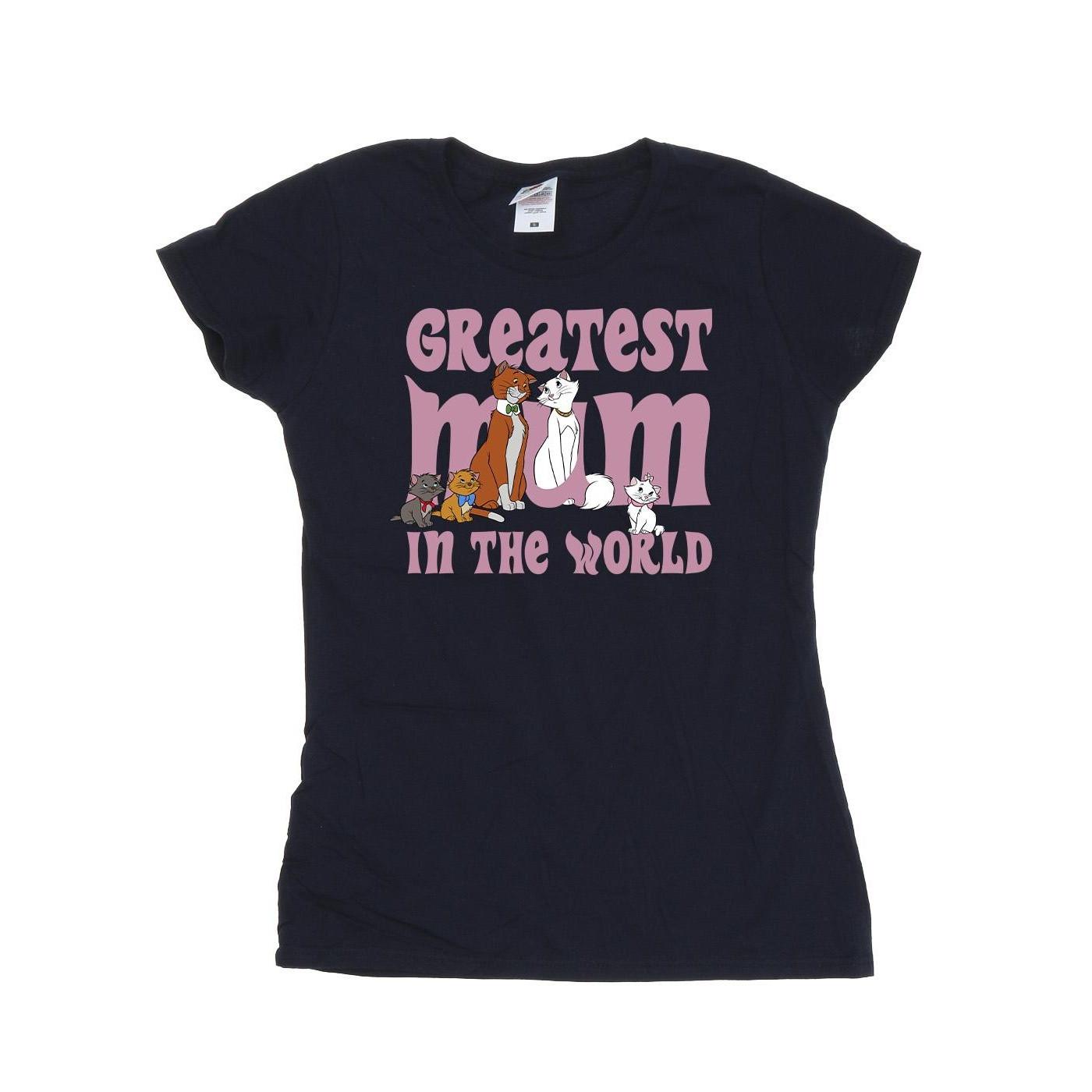 Image of The Aristocats Greatest Mum Tshirt Damen Marine S