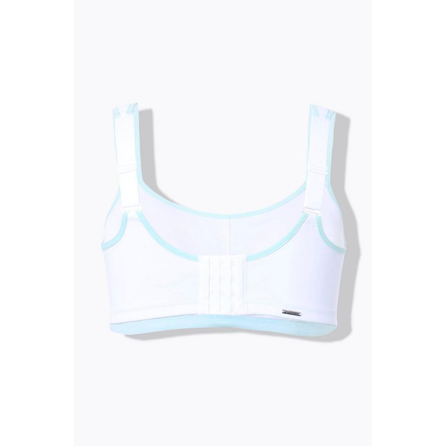 Ulla Popken Reggiseno sportivo senza ferretto microfibra inserto in rete coppa C-D  