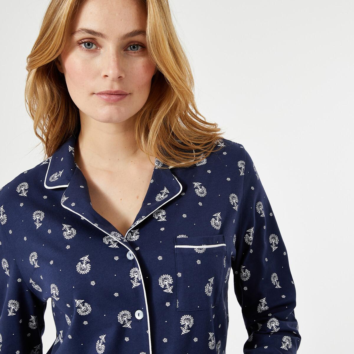 La Redoute Collections  Bedruckter Pyjama mit langen Ärmeln 