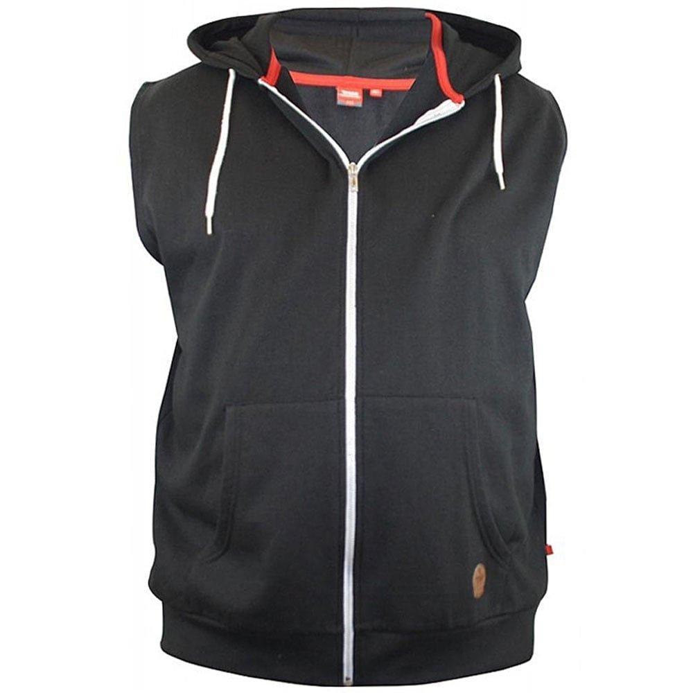 Image of Blake Kingsize Sleeveless Hoody Herren Schwarz 4XL