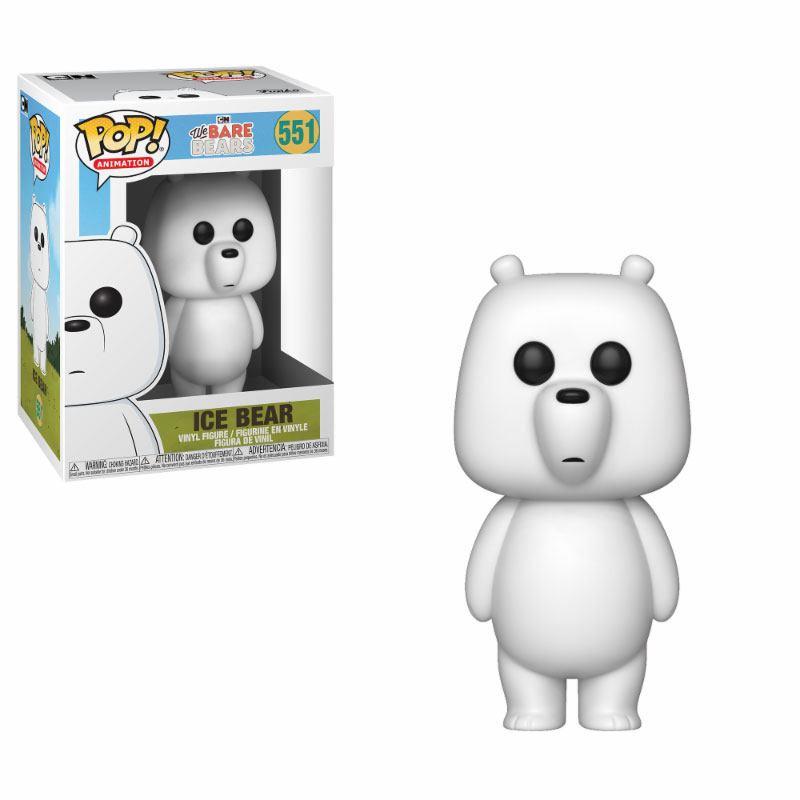 Image of We Bare BearsBären wie wir POP! Animation Vinyl Figur Ice Bear