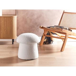 Beliani Pouf en Bouclé Moderne TIOGA  