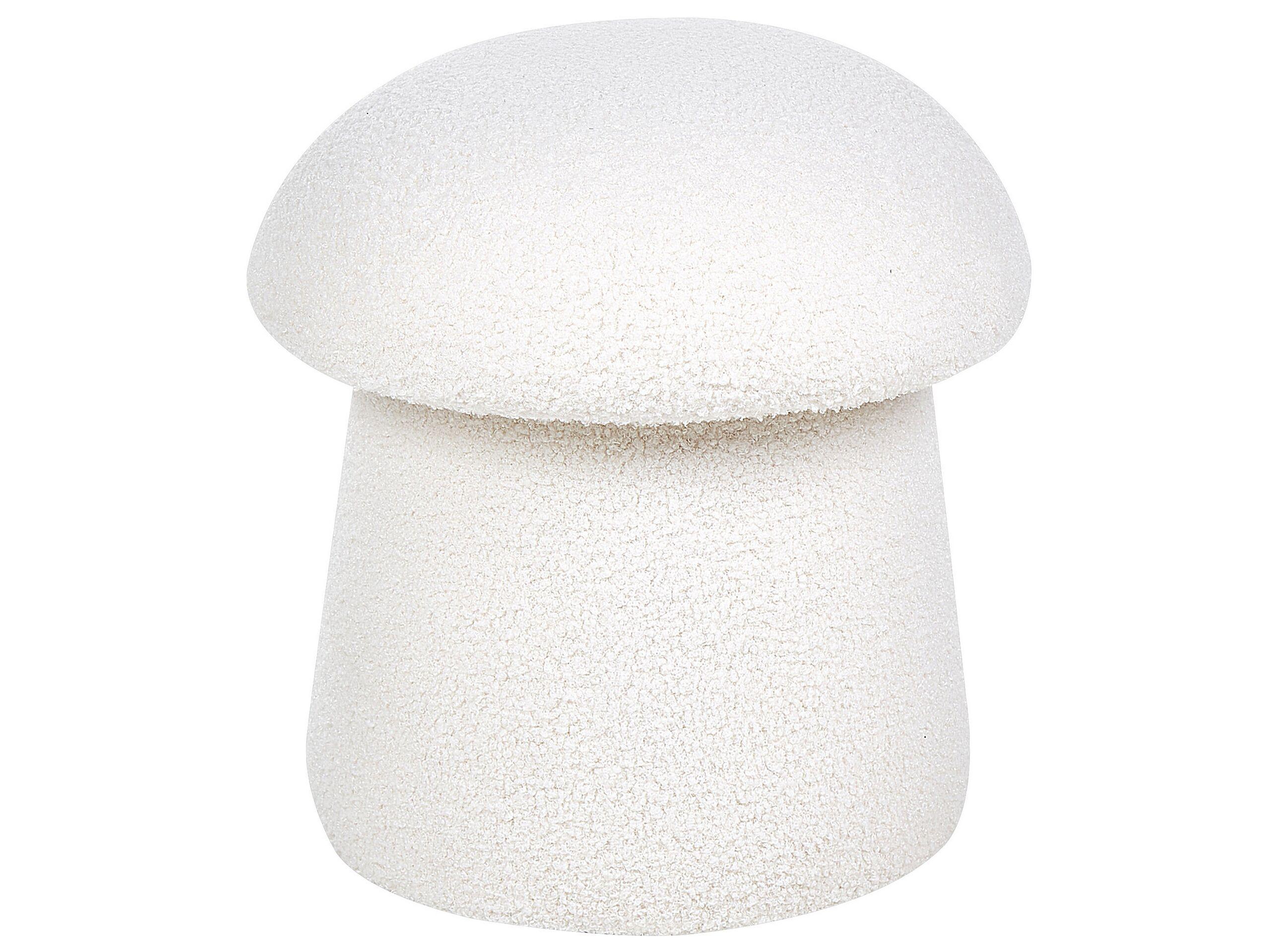 Beliani Pouf en Bouclé Moderne TIOGA  