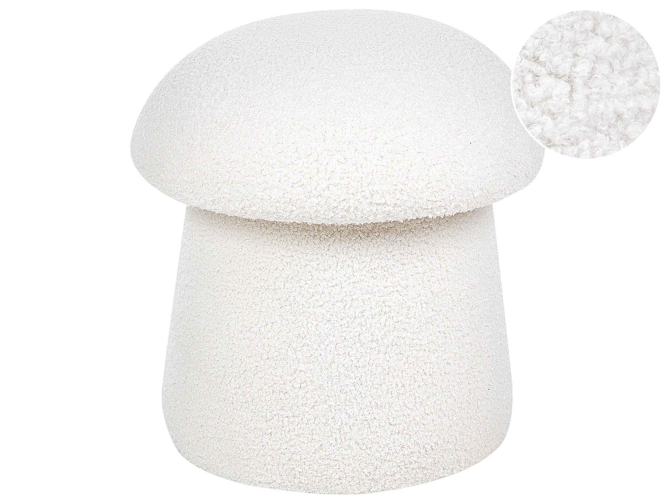 Beliani Pouf aus Bouclé Modern TIOGA  