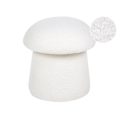 Beliani Pouf aus Bouclé Modern TIOGA  